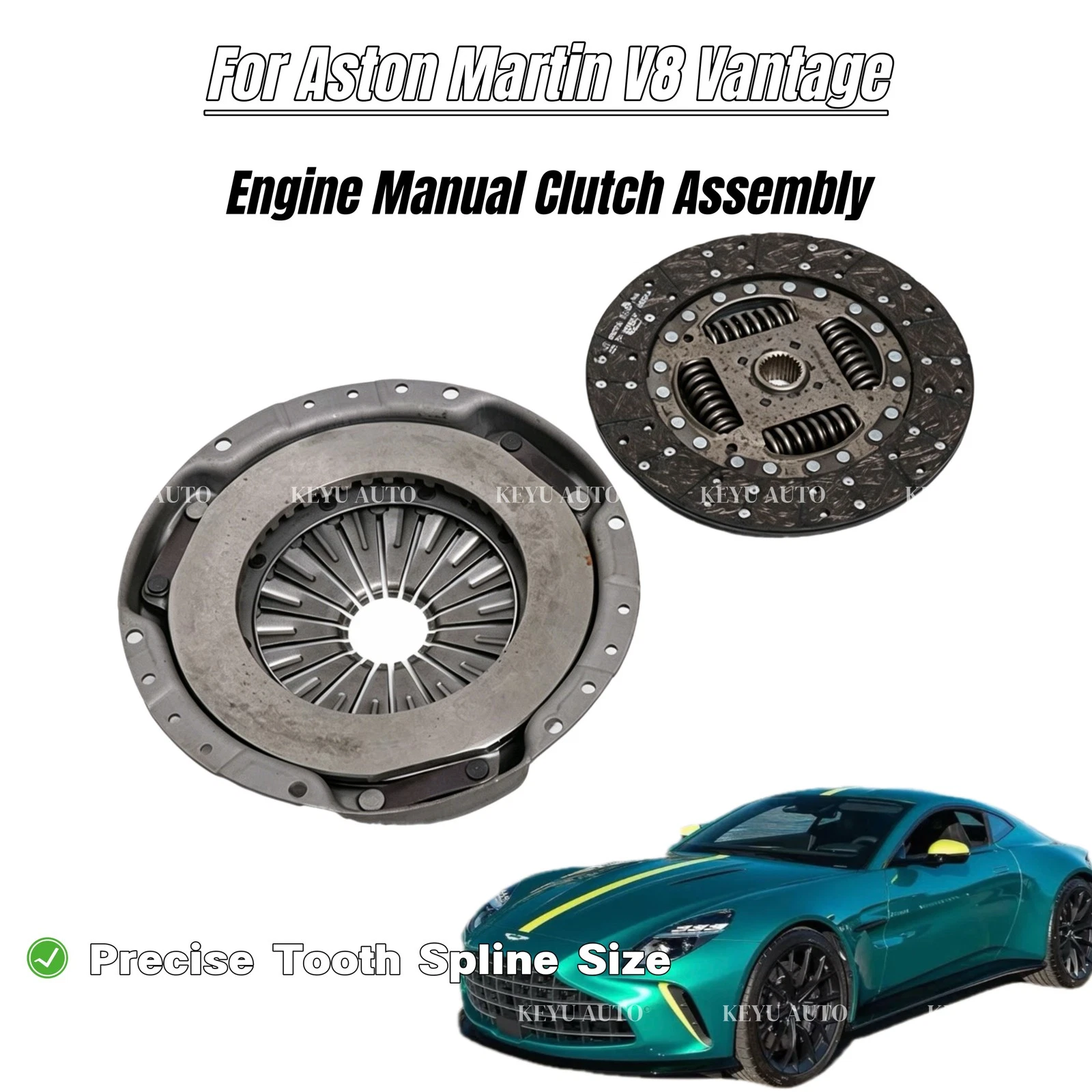 Manual clutch assembly for Aston Martin V8 Vantage, OE reference 9G337540AD